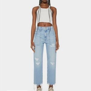 Mother The Patch Rambler Ankle Chew Jeans size 26
